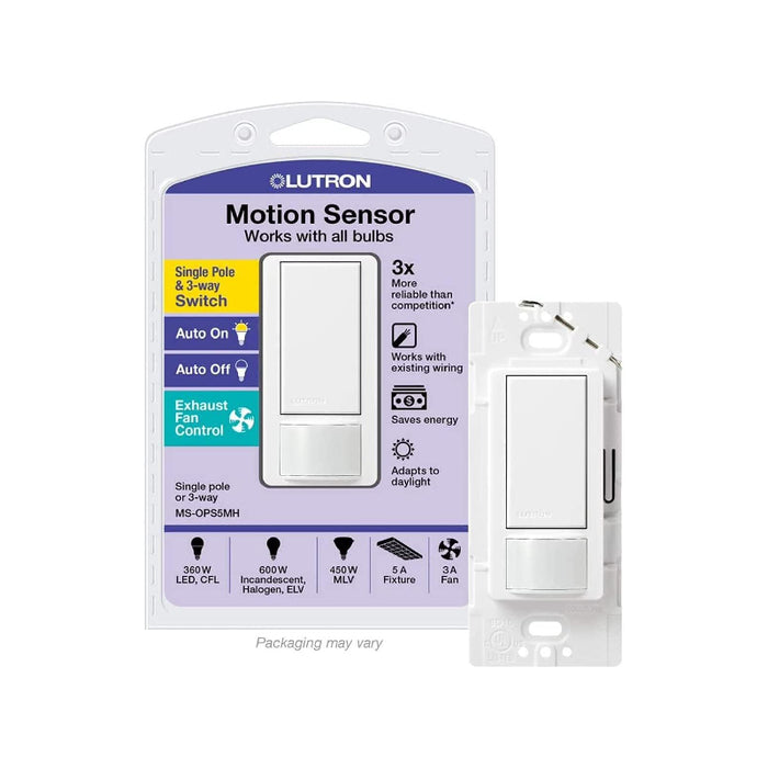 Lutron MS-OPS5MH Maestro 5A Single-Pole/Multi-Location Motion Sensor Switch