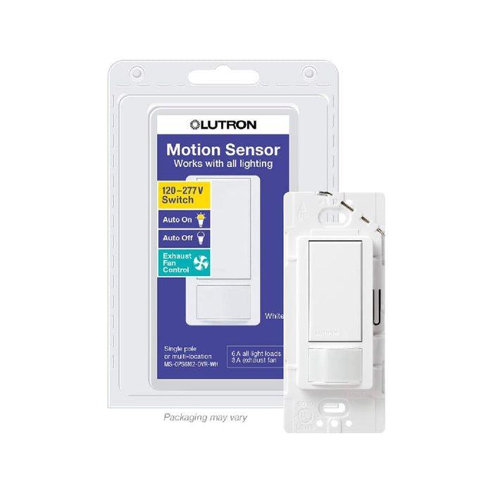 Lutron MS-OPS6M2-DVR Maestro 6A Single-Pole/Multi-Location Motion Sensor Switch