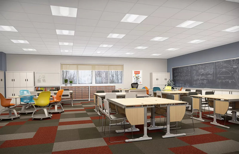 Metalux Cruze ST 2x2 LED High Efficacy Recessed Troffer with WaveLinx LITE Wireless Integrated Sensor, 3400 lm