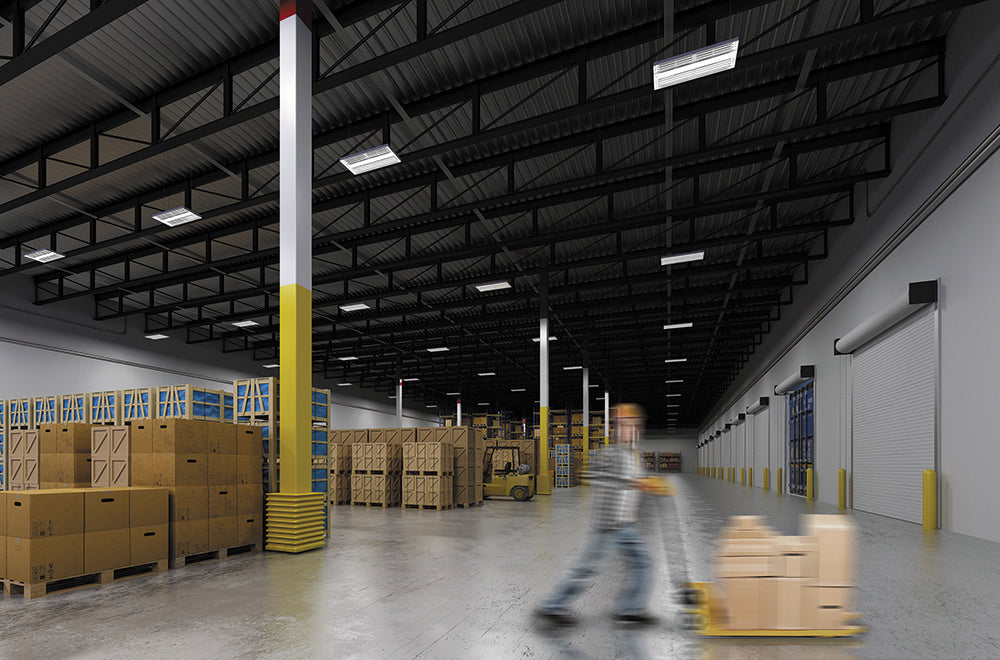 Metalux HBLED-LD5-18SE-W-UNV-L850-CD2-U 20" x 48" LED High Bay Efficiency Luminaire, 18000 Lumens, Wide Distribution, 120-277V, 5000K, 0-10V Dimming