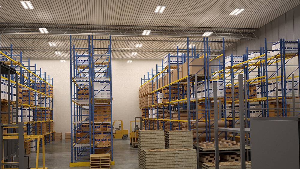 Metalux HBLED-LD5-18SE-W-UNV-L850-CD2-U 20" x 48" LED High Bay Efficiency Luminaire, 18000 Lumens, Wide Distribution, 120-277V, 5000K, 0-10V Dimming