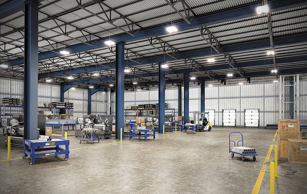 Metalux VHB-12-W-UNV-L850-CD-U 87W LED High Bay, 12000 Lumens, Wide Distribution, 120-277V, 5000K, Dimmable