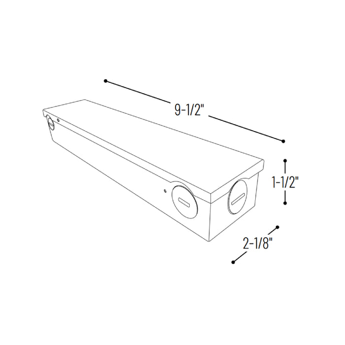 Nora NATLED-5040HW 24V 40W Constant Voltage Dimmable Hardwire Electronic Driver