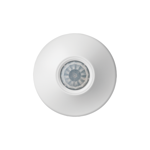 nLight NCM PDT 10 ADCX RJB Low Voltage Ceiling Mount Sensor, Passive Dual Technology, Large Motion / Extended Range 360° Lens, Photocontrol w/ Auto Dimming, 0-10V Output Provided by Other Device(s), Rear RJ-45 Ports