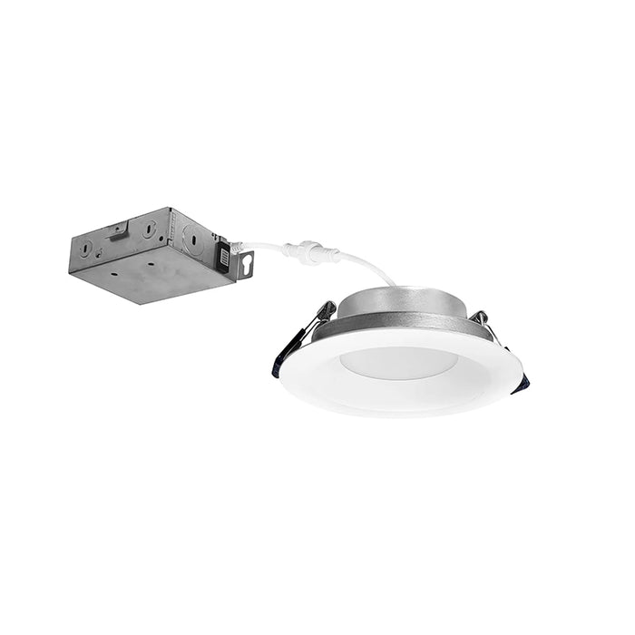 Nora NCSC-R4D1TW 4" Contractor Series Can-less LED Downlight with Deep Reflector, 5 CCT Selectable (12-Pack)