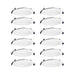 Nora NCSC-R4W2TW 4" Contractor Series Can-less LED Wafer Downlight with Regressed Baffle, 5 CCT Selectable (12-Pack)