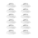 Nora NCSC-R6D1TW 6" Contractor Series Can-less LED Downlight with Deep Reflector, 5 CCT Selectable (12-Pack)