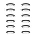 Nora NCSD-R6TW 6" Contractor Series LED Flush Mount Disk Light, 5CCT Selectable, 12-Pack - Black