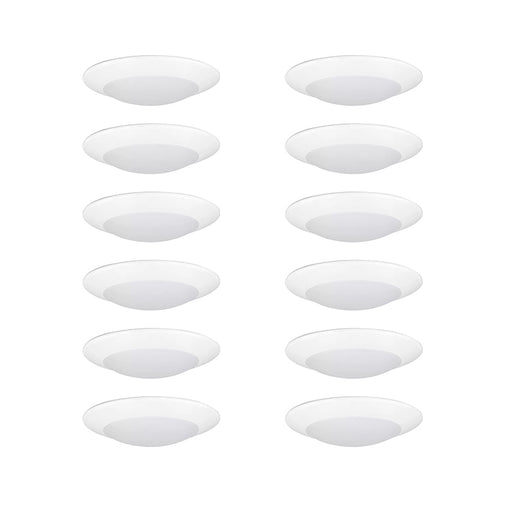Nora NCSD-R6TW 6" Contractor Series LED Flush Mount Disk Light, 5 CCT Selectable (12-Pack)
