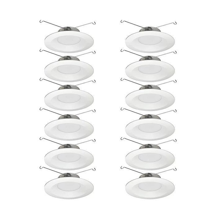 Nora NCSR-R61TW 6" Contractor Series LED Retrofit Reflector, 5 CCT Selectable (12-Pack)