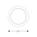 Nora NEFLINTW-4OR-MPW Oversize Ring for 4" Can-less Downlights