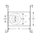 Nora NF-R246 Universal New Construction Frame-In for Canless Downlights