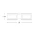 Nora NFP-S425 New Construction Plate for 4" FLIN Square LED Recessed Series