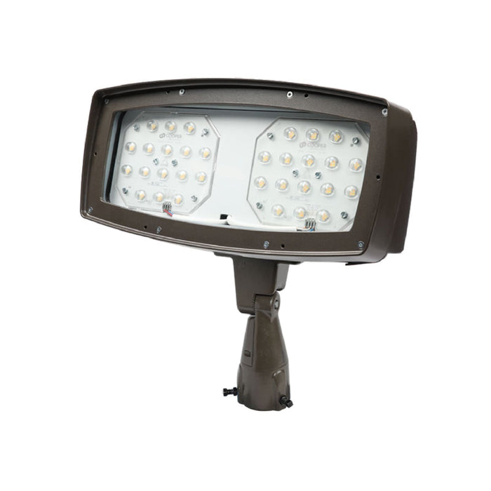 Lumark NHR 155W LED Night Harrier Flood Light with Button-type Photocontrol, Slipfitter Mount, 120-277V