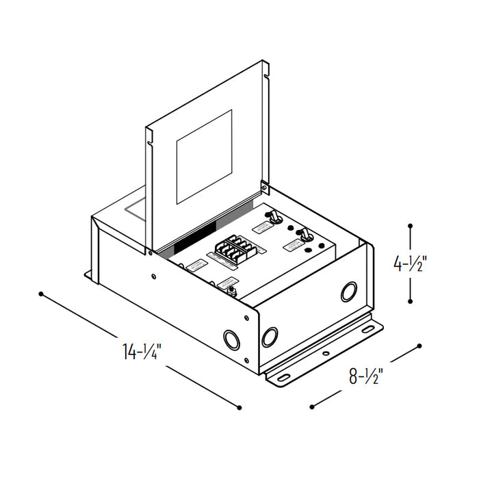 Nora NMT-303/24C2D2 277V/24V 300W Class II Dimmable Hardwire Magnetic Driver
