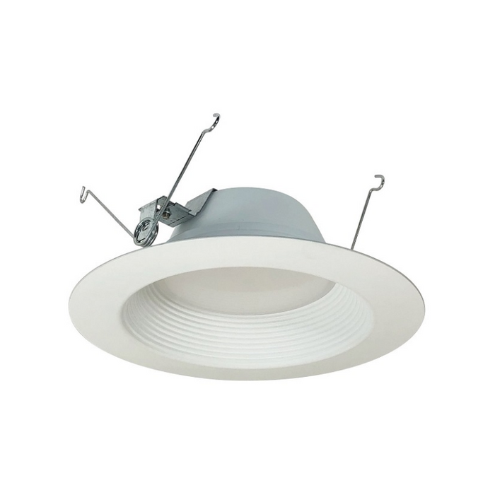 Nora NOXAC-5632 5"/6" 12.5W AC Onyx LED Round Retrofit Baffle, 5000K, 850 Lumens, 120V, White Finish