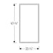 Nora NPDBL-E24/50W 2' x 4' 45W LED Backlit Panel, 5000K, 5700 Lumens, 120-347V