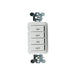 nLight NPODMA 2P Wired Wall Switch, 2 Channels, White