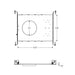 Nora NQZ-6R-F New Construction Frame-in with Collar for 6" Can-less Downlights