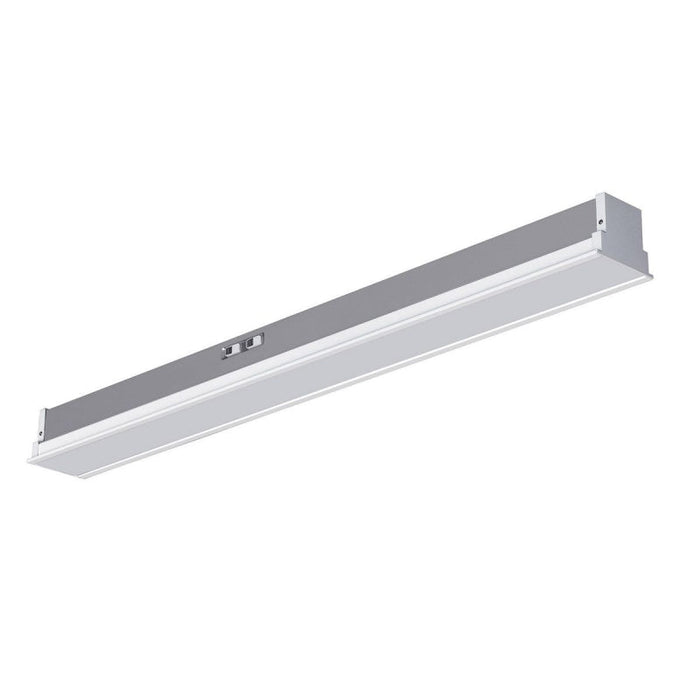 Columbia NRL4-LSCS Transition 4-ft LED Narrow Recessed Linear Light, CCT & Lumen Switchable, 120-277V