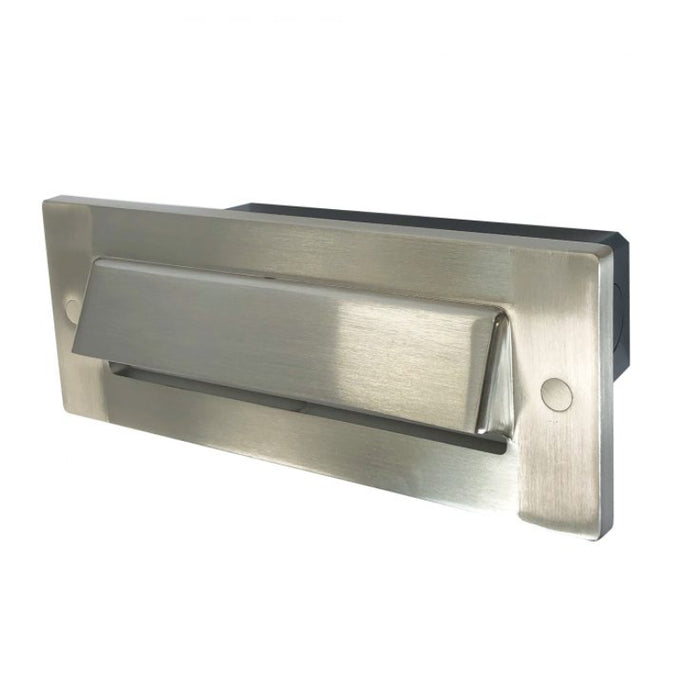 Nora NSW-843 Brick Dimmable LED Step Light with Horizontal Shroud Face Plate, 3000K