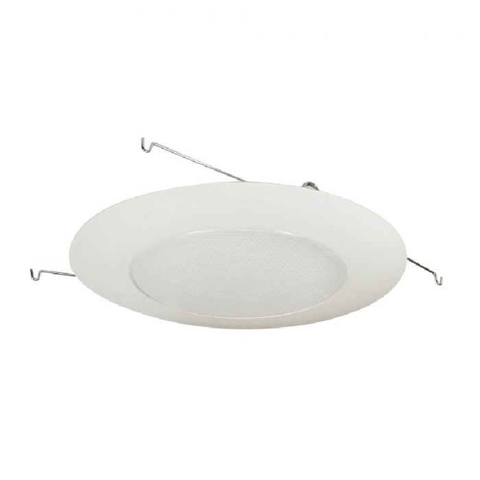 Nora NT-22 6" Albalite Lens with White Metal Trim