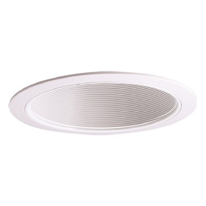 Nora NTM-31 6" White Stepped Baffle with White Plastic Ring