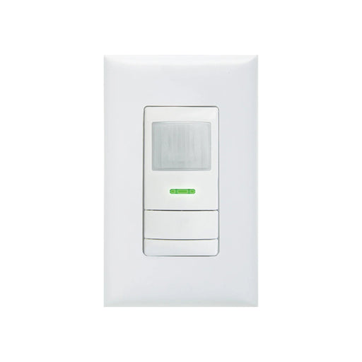 nLight NWSXA PDT LV Low Voltage Wall Switch Occupancy Sensor, Passive Dual Technology, White