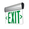 Nora NX-812 LED Edge-Lit Exit Sign with Adjustable Housing, Battery Backup - Single Face, Green Letters