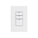 NX Lighting Controls NXSW2-W3 AC Wireless Smart Wall Station, 3 Toggle Button