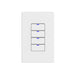 NX Lighting Controls NXSW2-W4 AC Wireless Smart Wall Station, 4 Toggle Button