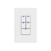 NX Lighting Controls NXSW2-W5 AC Wireless Smart Wall Station, 5 Toggle Button