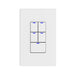 NX Lighting Controls NXSW2 NX Smart Wall Station, 5 Toggle Button