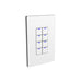 NX Lighting Controls NXSW2-W8 AC Wireless Smart Wall Station, 8 Toggle Button