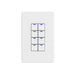 NX Lighting Controls NXSW2-W8 AC Wireless Smart Wall Station, 8 Toggle Button