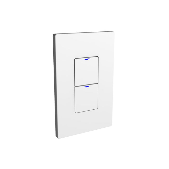 NX Lighting Controls NXSW2-W2 AC Wireless Smart Wall Station, 2 Toggle Button