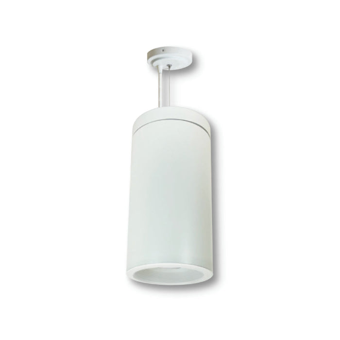 Nora NYLD2-6C Cobalt 6" 12W LED Cylinder, Baffle Trim, 1000 lm, Cable Mount - White