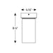 Nora NYLM-3SC iLENE 3" 30W LED Mini Cylinder, 1300 lm, Surface Mount, 120-277V, Comfort Dim