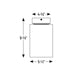 Nora NYLM-5SC iLENE 5" 40W LED Mini Cylinder, 2000 lm, Surface Mount, 120-277V, Comfort Dim