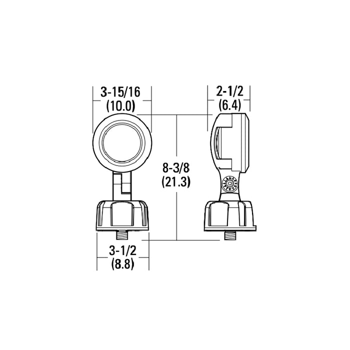 Lithonia OLBS 11W LED Bullet Flood Light, 5000K, 832 Lumens, 120-277V, Bronze