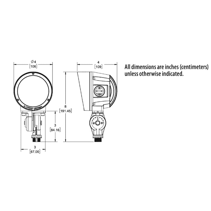 Lithonia Contractor Select OLB 8W LED Flood Light, 500/750/1000 Lumen, 3CCT Selectable, 120-347V