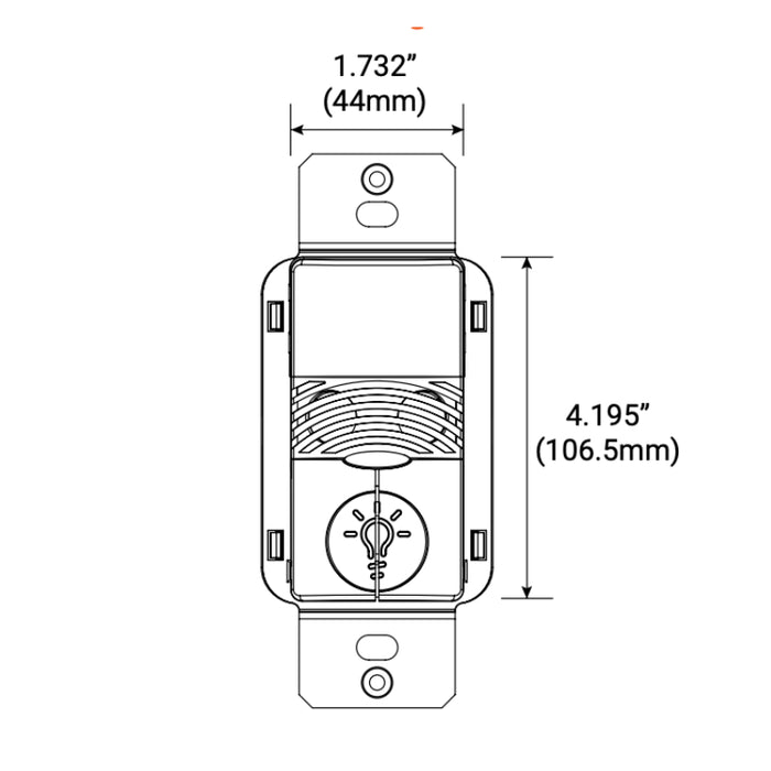 Greengate ONW-D-1001-DMV NeoSwitch Dual Tech/Dual Relay Wall Switch Sensor (Ground Required)