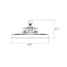 Oracle ORHB6-ZOOM 185W/200W/240W LED High Bay, 35K/40K/50K & 27000/30000/36000 Lumens Selectable, 0-10V Dim, 120-347V, ND/MD/WD Optics, Black Finish