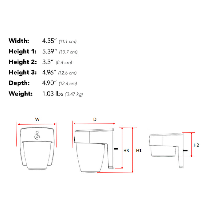 Lithonia Contractor Select OSC LED Wall Pack, 3CCT Switchable
