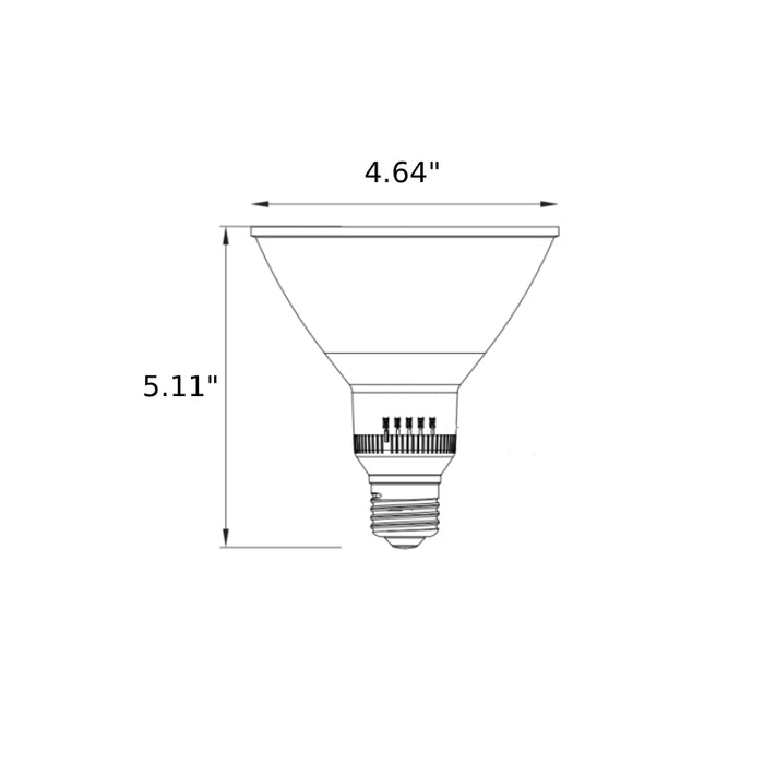 Westgate 12W LED PAR38 Lamp, CCT