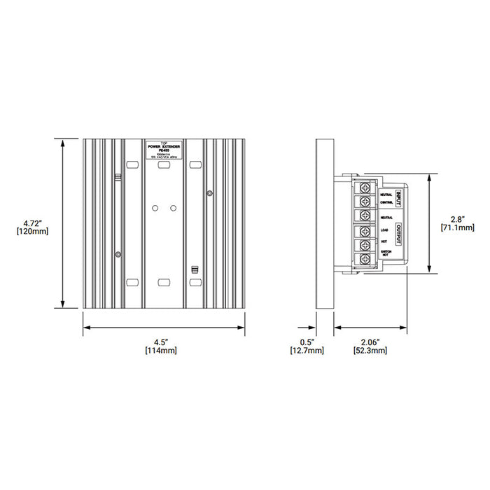 WaveLinx PE400-1 Wired Forward Phase to ELV Power Extender