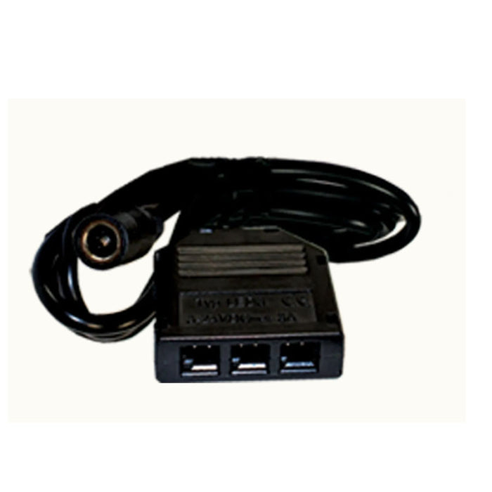 Westgate PL12-SPLIT3 3-Hole Mini Splitter with Female Socket, Black