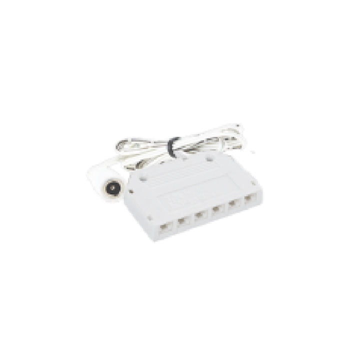 Westgate PL12-SPLIT6 6-Hole Mini Splitter with Female Socket