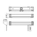 Westgate POB-VB 3-ft 56W LED Patient Overbed Healthcare Light with Pull Chain and Indicator Light, 3CCT Selectable