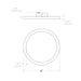 Prescolite LBSES-6RD LiteBox Edge-Lit 6" 13W LED Round Surface Mount Downlight, 4CCT Selectable, Remote Driver J-Box